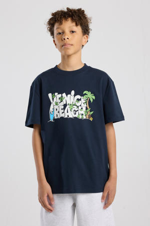 T-shirt donkerblauw