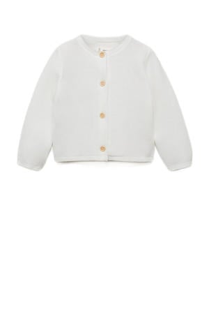 gebreid vest wit