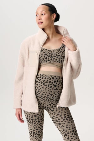 zwangerschaps teddy jas beige