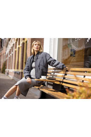 thumbnail: Noppies maternity zwangerschaps midi jurk fijn gebreid grijs