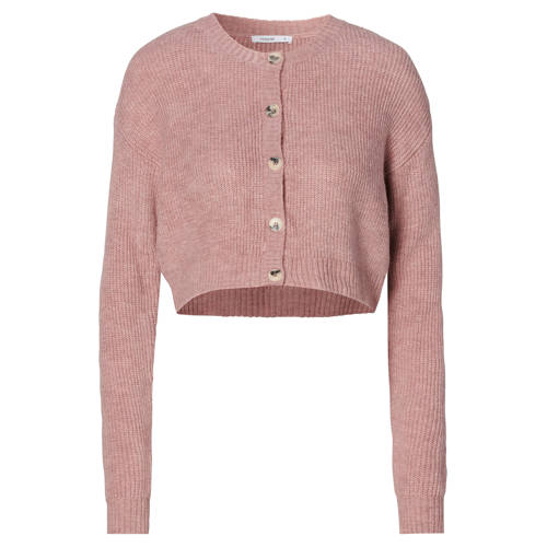 Noppies maternity zwangerschaps vest roze grof gebreid Dames Acryl Ronde hals - maat L afbeelding