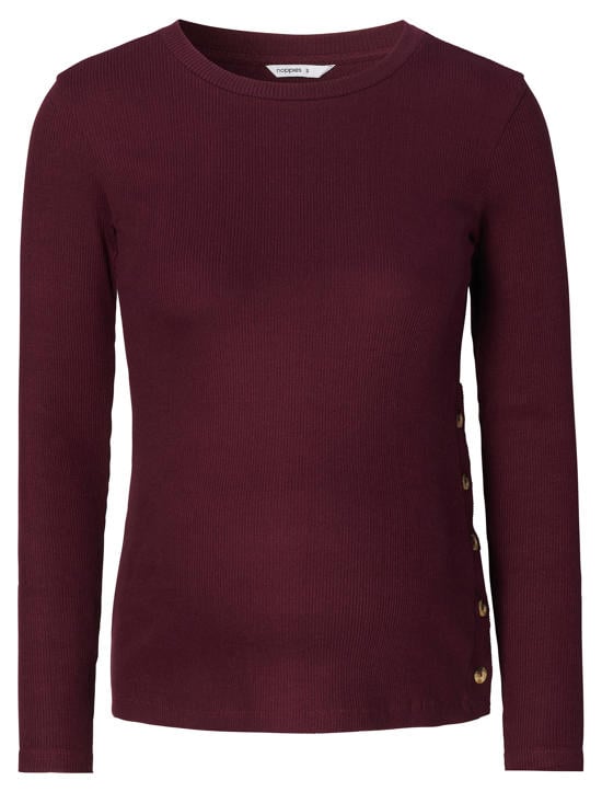 rode zwangerschapslongsleeves dames