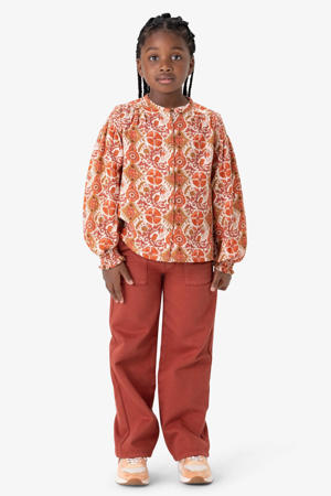 casual broek rood
