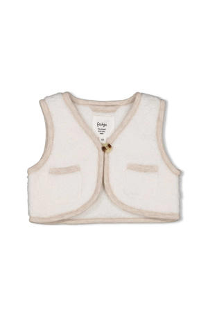 teddy gilet Dear Autumn ecru