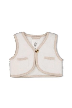 teddy gilet Dear Autumn ecru