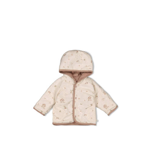Feetje reversible tussenjas Fall Favorites lichtbruin/beige Jongens/Meisjes Katoen Capuchon