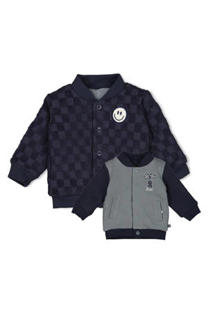 sweatvest blauw