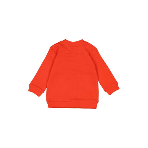 Feetje sweater rood Jongens Katoen Ronde hals Printopdruk