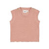 Feetje gebreid spencer Woodland Bloom roze