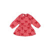Feetje jurk Queen of Hearts roze/rood