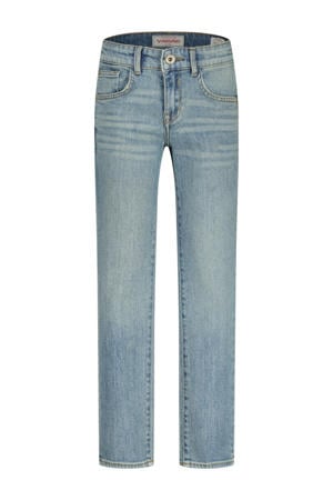 regular waist regular fit jeans light blue denim