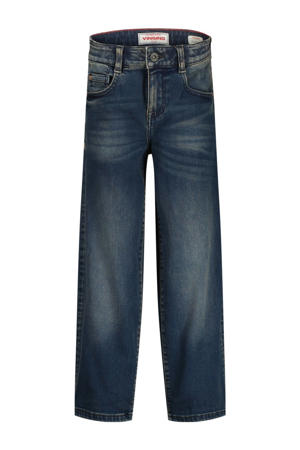 loose fit jeans dark blue denim