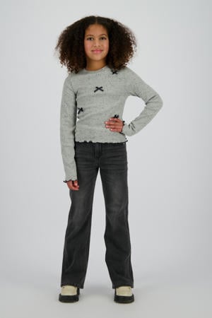 straight leg jeans grey denim