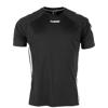 hummel sportshirt zwart/wit