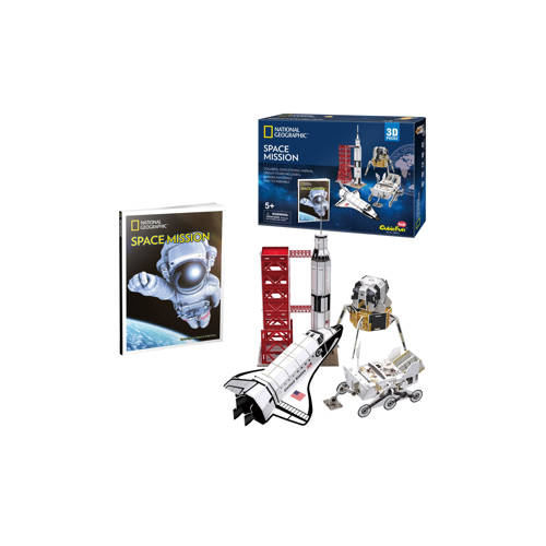 National Geographic Cubic Fun 3d Puzzel NG Space Mission afbeelding