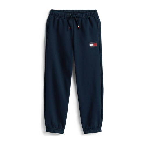Tommy Hilfiger joggingbroek donkerblauw Jongens Sweat Effen - maat 128 afbeelding