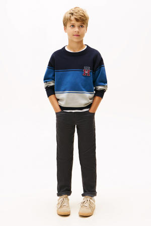 corduroy baggy casual broek zwart