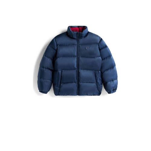 Tommy Hilfiger gewatteerde jas donkerblauw Jongens Polyamide Effen