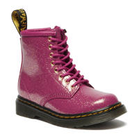thumbnail: Dr. Martens 1460 T leren veterboots met glitters fuchsia/zilver/goud