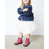 thumbnail: Dr. Martens 1460 T leren veterboots met glitters fuchsia/zilver/goud