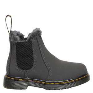 2976 Leonore gevoerde suède enkelboots Gunmetal Soho Buck