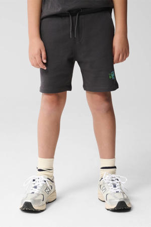 regular sweatshort antraciet