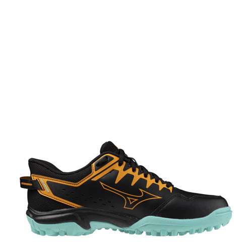 Mizuno Wave Linx 2 hockeyschoenen zwart/oranje/mintgroen Jongens/Meisjes Mesh - maat 39 afbeelding