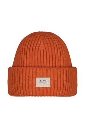 gebreide muts oranje