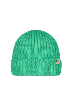 gebreide muts turquoise