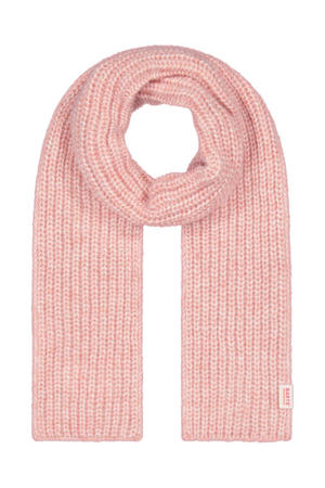 gebreide sjaal roze
