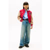 Tommy Hilfiger high waist wide leg jeans medium blue denim