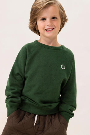 relaxed casual broek donkergroen