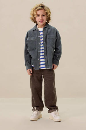 corduroy casual broek bruin