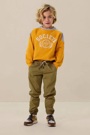 relaxed casual broek groen