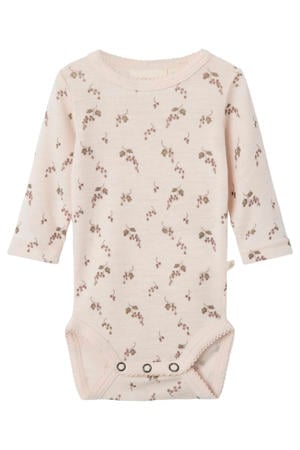 romper ecru/groen