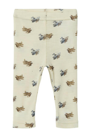 wollen legging ecru