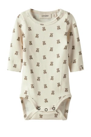 romper ecru/bruin