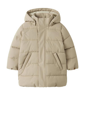 winterjas beige