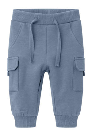 cargo broek grijsblauw