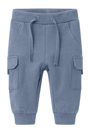 cargo broek grijsblauw