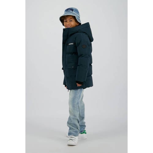 Vingino parka donkergroen Jas Jongens Polyester Capuchon Effen