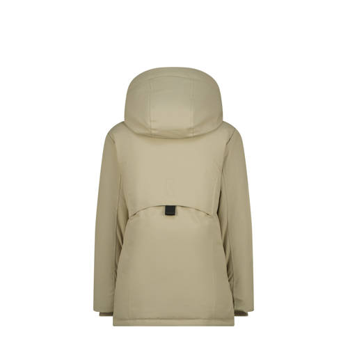Vingino parka beige Jas Jongens Polyester Capuchon Effen