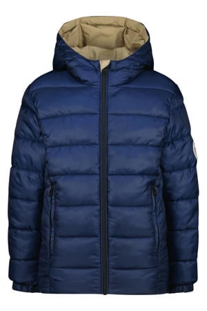 reversible jas donkerblauw