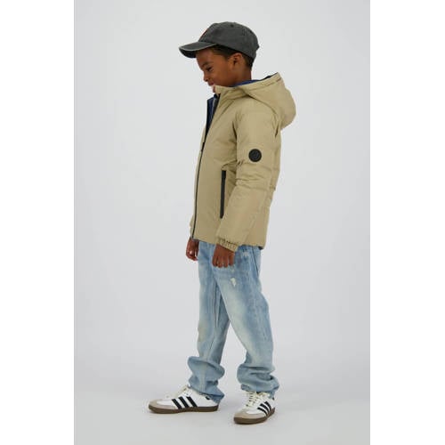 Vingino reversible jas donkerblauw Jongens Polyester Capuchon Effen