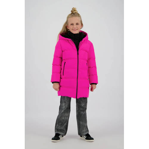 Vingino gewatteerde jas roze Meisjes Polyester Capuchon Effen