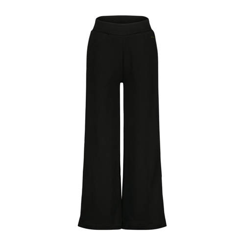 Vingino wide leg broek zwart Meisjes Katoen Effen - maat 116 afbeelding