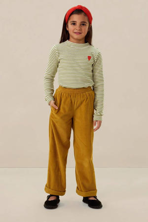 longsleeve groen rib gebreid