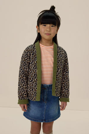 reversible jas herfst lente donkergroen