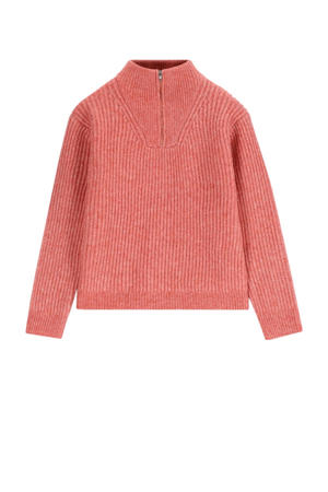 trui roze gebreid