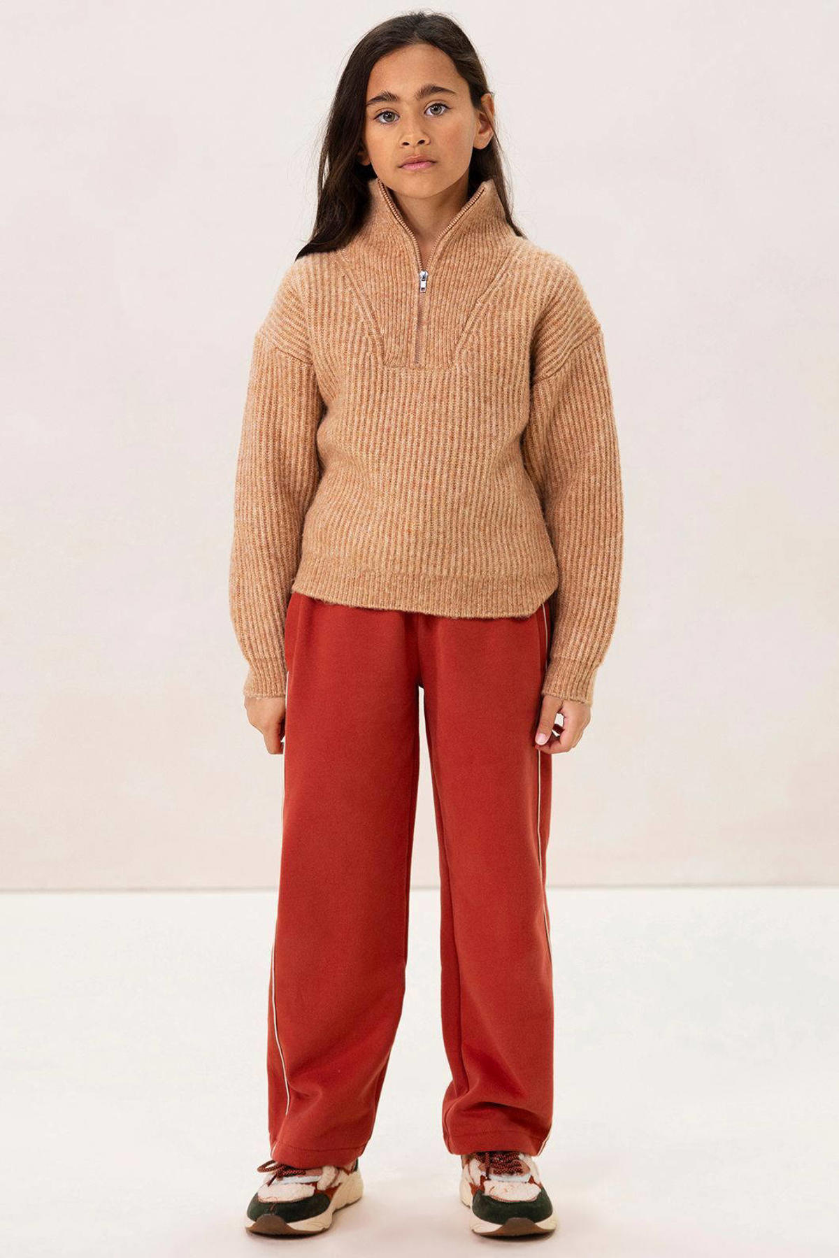 Sissy-Boy trui oranje gebreid